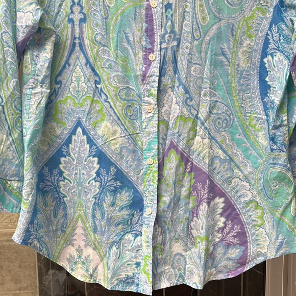 Lauren Ralph Lauren 3/4 sleeves blouse, size M, NWT. - Picture 3 of 6